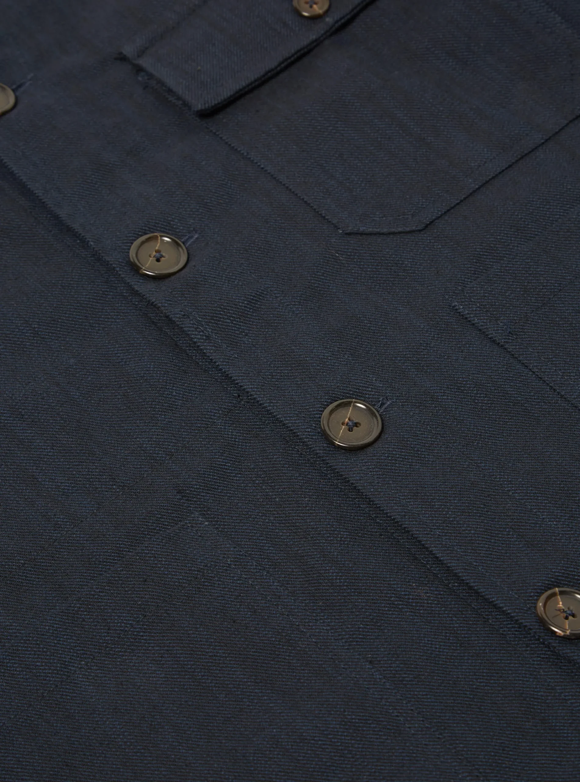 Clearance Cabin Jacket In Navy Kyo Cotton Men Jackets.