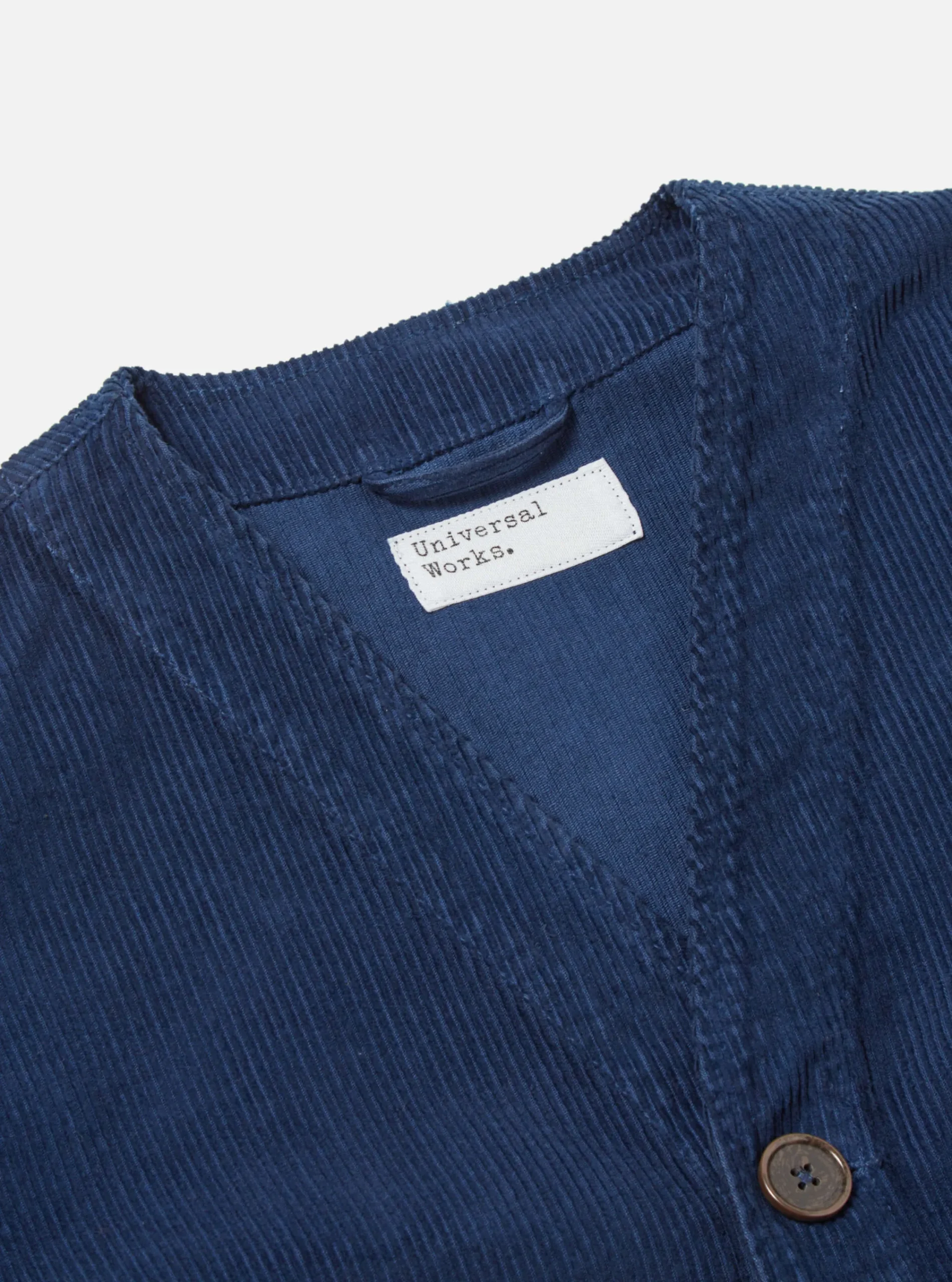 Store Cabin Jacket In Indigo Corduroy/Soft Twill Men Jackets.