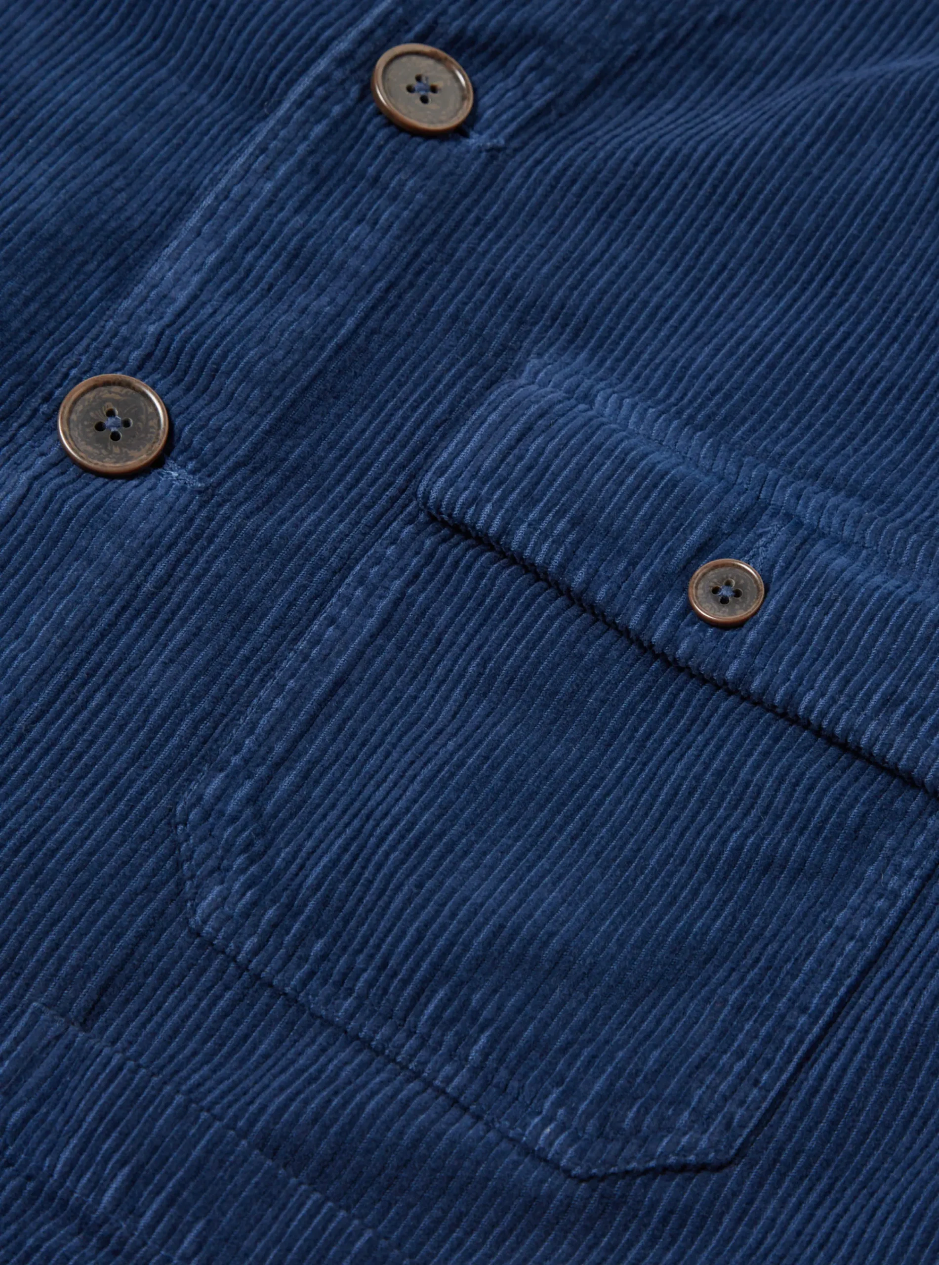 Store Cabin Jacket In Indigo Corduroy/Soft Twill Men Jackets.