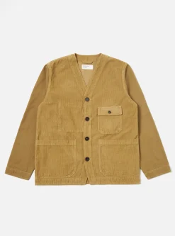 Outlet Cabin Jacket In Sand Corduroy/Soft Twill Men Jackets.