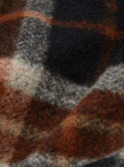Online Cardigan In Brown British Check Fleece Men Fleece.