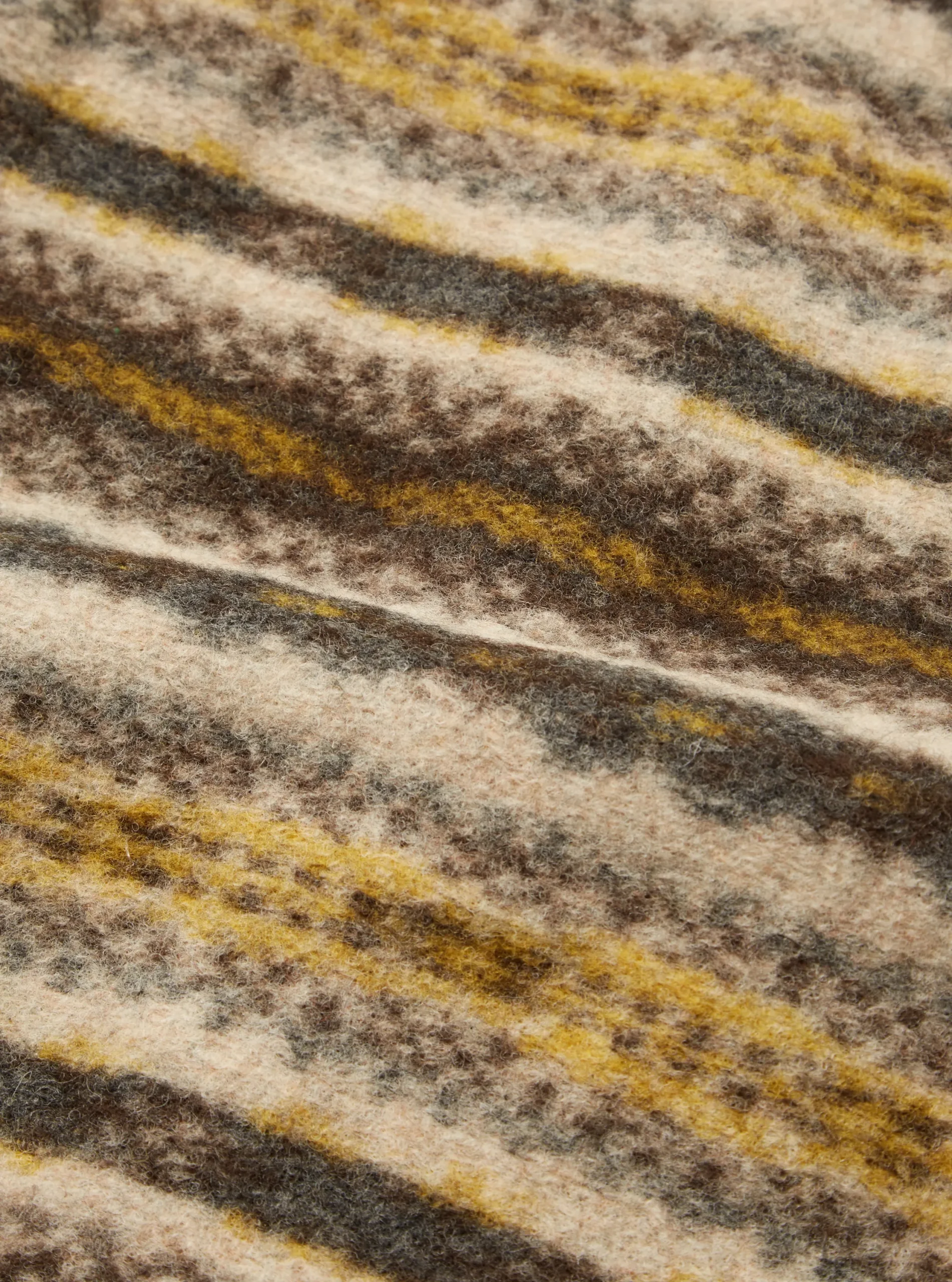 Outlet Cardigan In Fairisle Merino Mix Men Fleece.