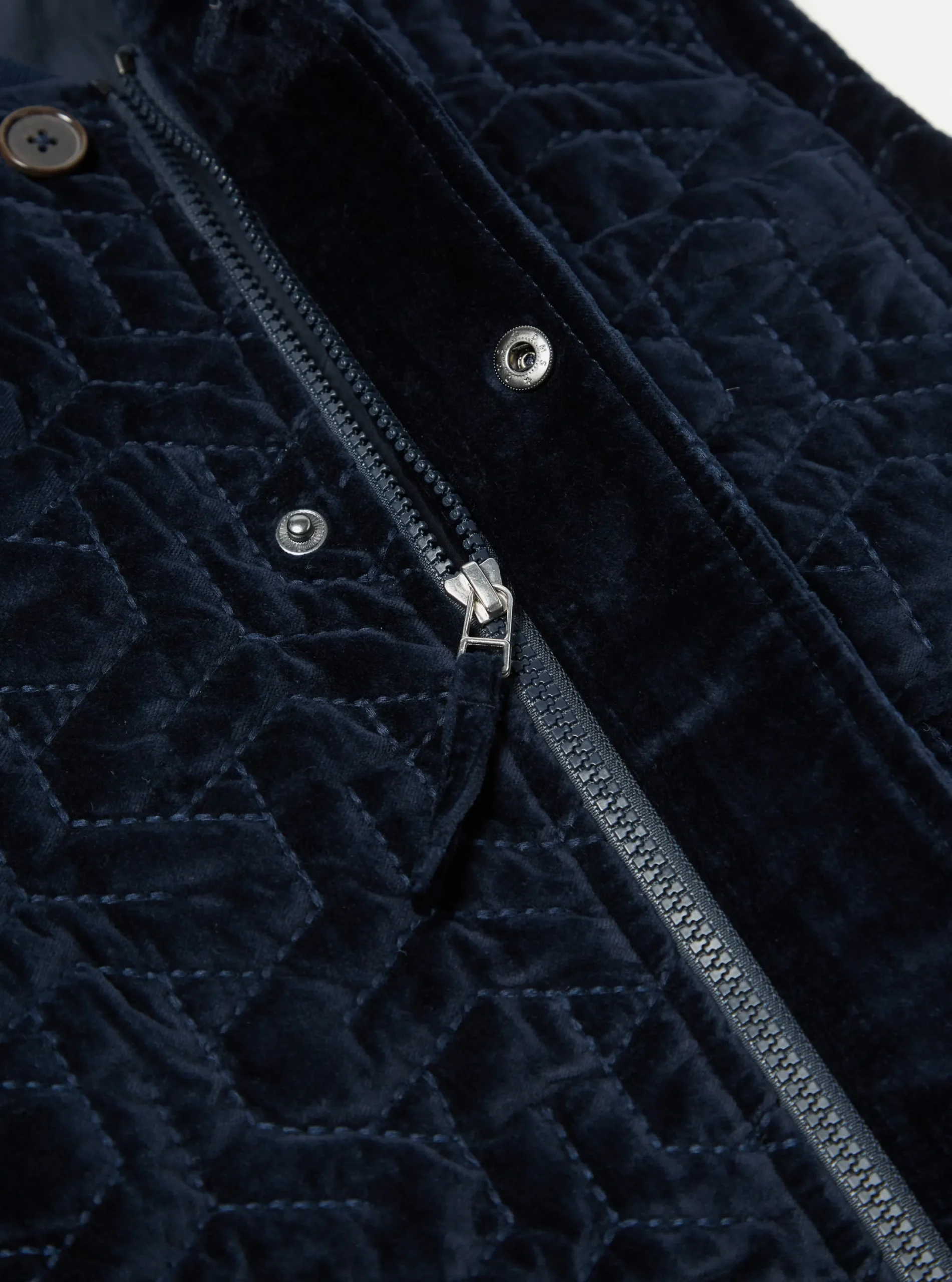 Sale Carlton Gilet In Midnight Velveteen Men Waistcoats & Gilets.