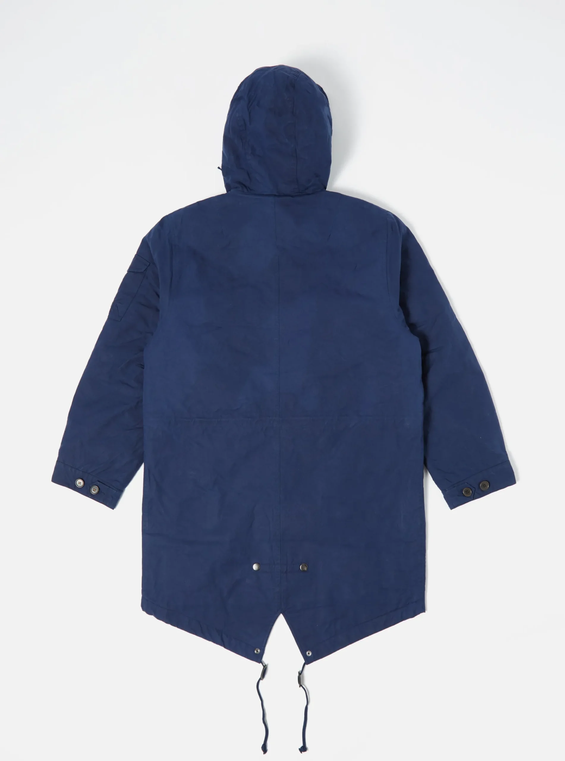Best Cold Weather Parka In Navy Scottish Wax Cotton Men Coats & Outerwear.