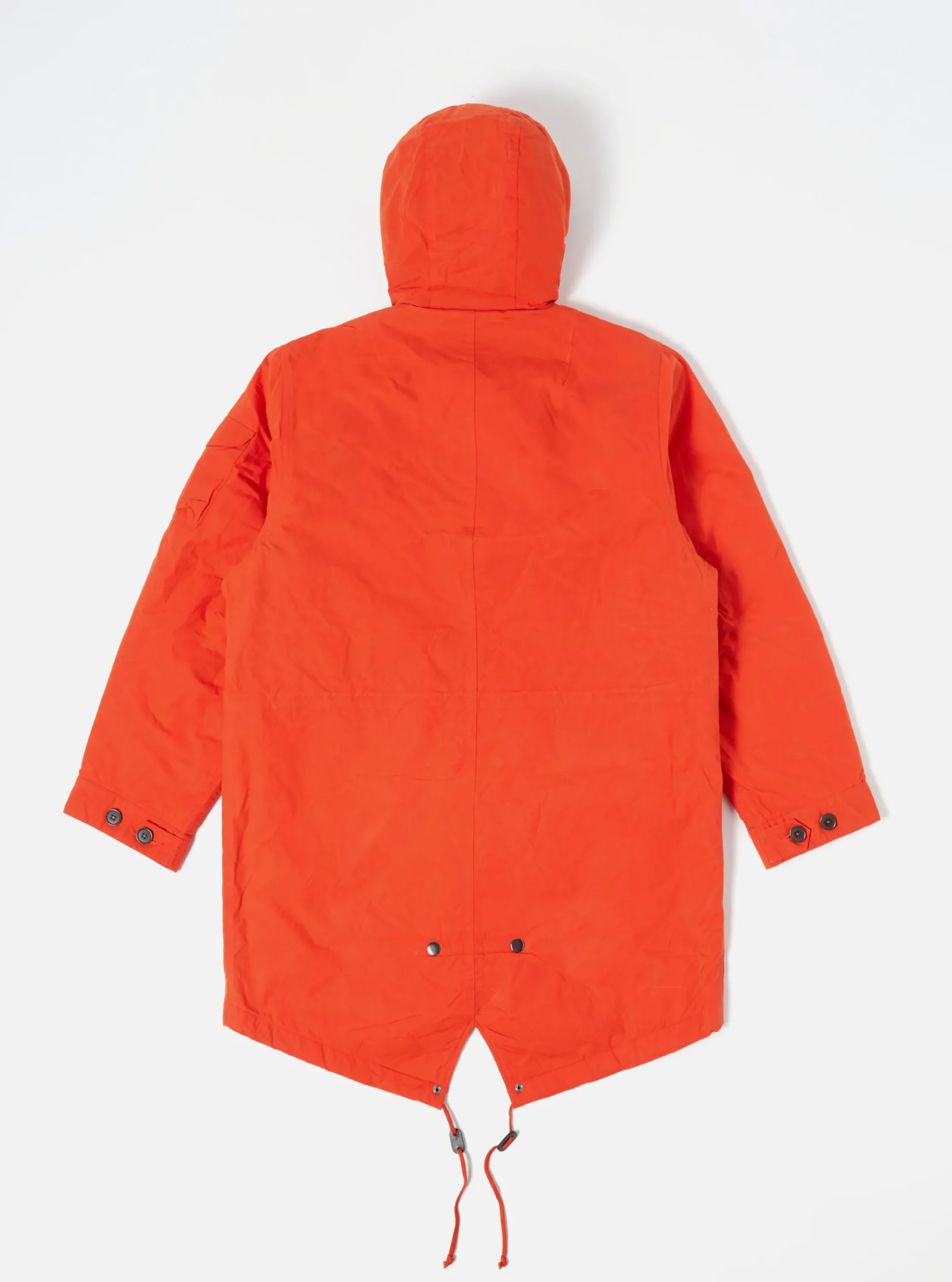 New Cold Weather Parka In Orange Scottish Wax Cotton Men Coats & Outerwear.