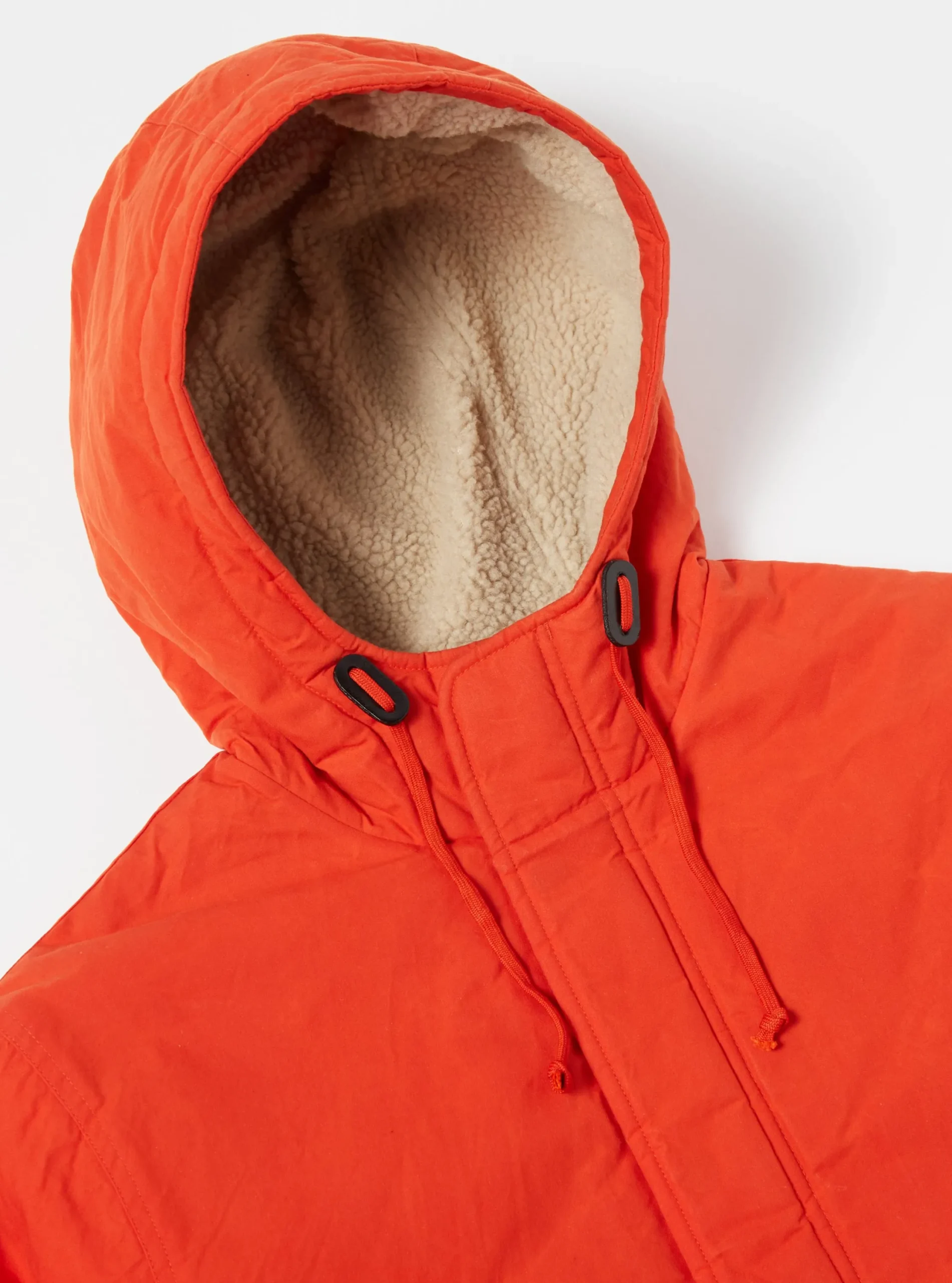 New Cold Weather Parka In Orange Scottish Wax Cotton Men Coats & Outerwear.