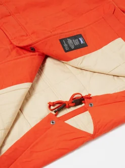 New Cold Weather Parka In Orange Scottish Wax Cotton Men Coats & Outerwear.