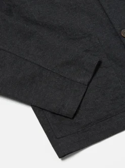 Flash Sale Coverall Jacket In Charcoal Carbon Cotton Men Jackets.
