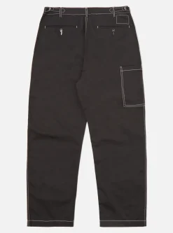 Fashion Coverall Pant In Black Twill Men Trousers.