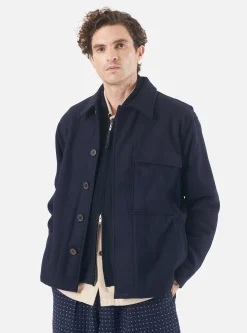 Best Cruiser Jacket In Navy Mowbray Men Coats & Outerwear.