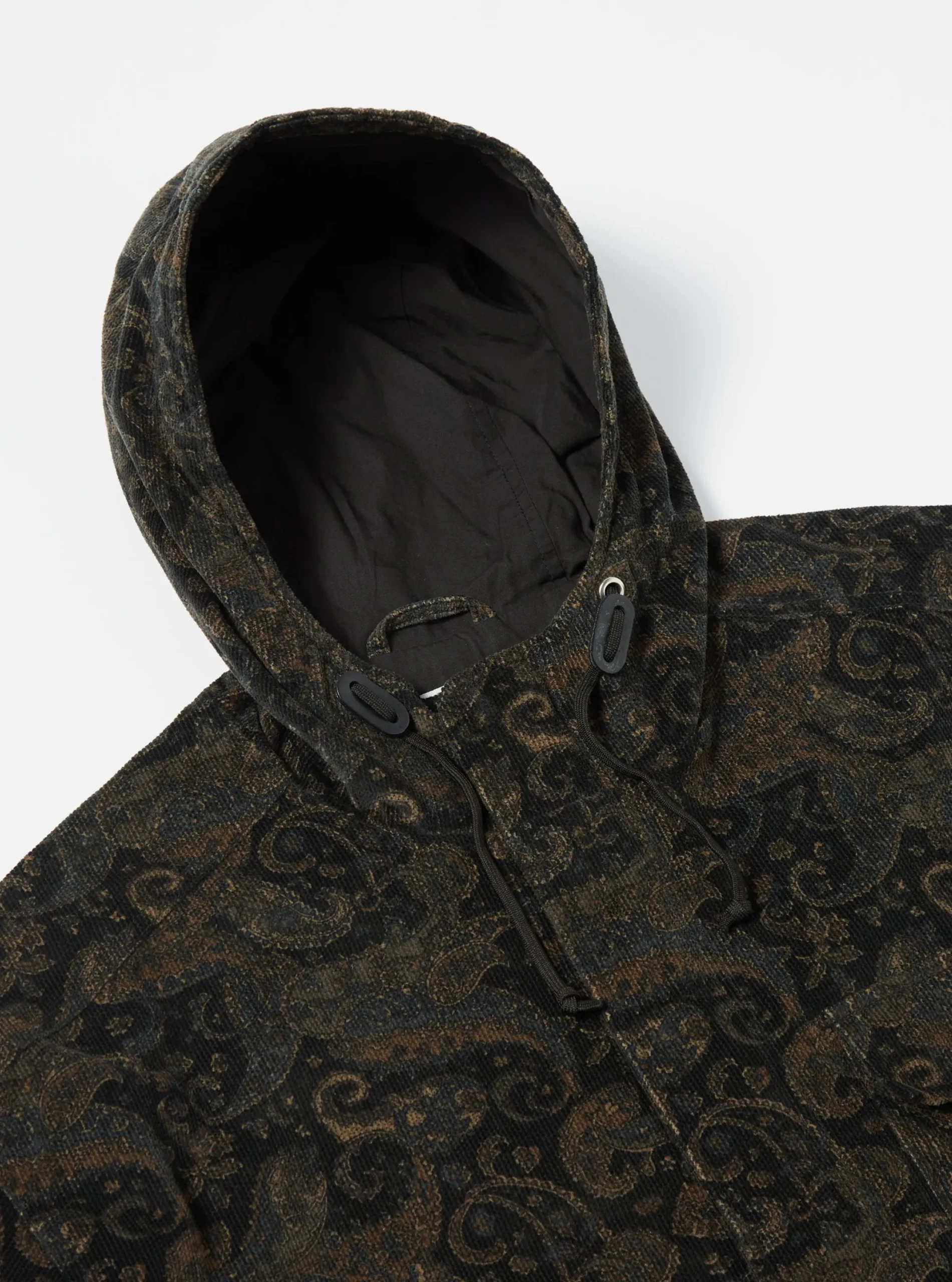 Online Cruiser Parka In Black Japanese Print Cord Men Coats & Outerwear.