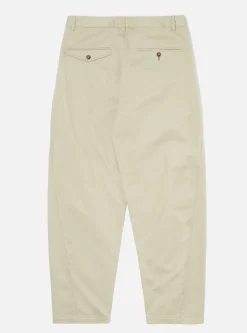New Curved Pant In Stone Twill Men Trousers.