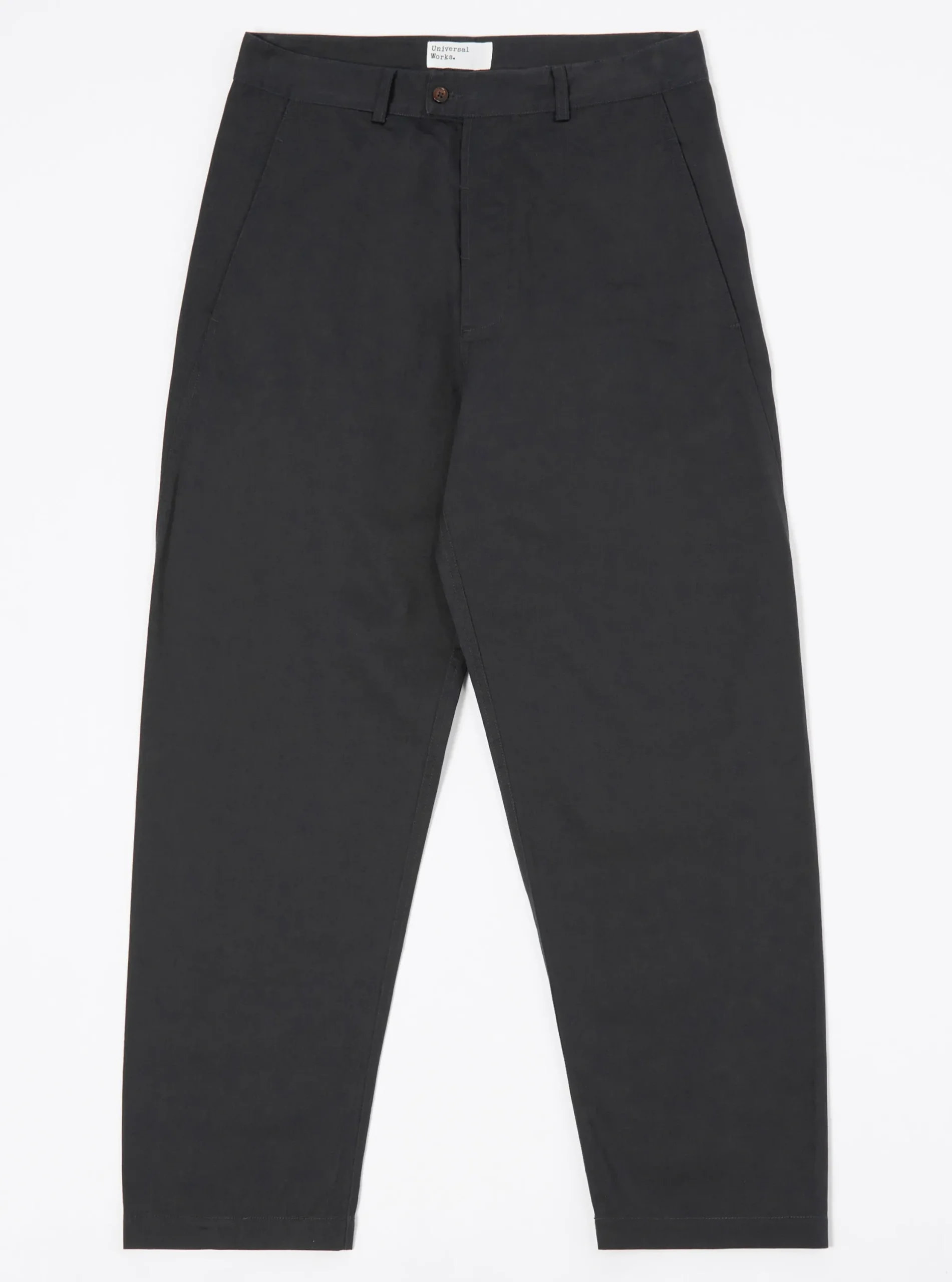 Hot Curved Pant In Black Twill Men Suiting.