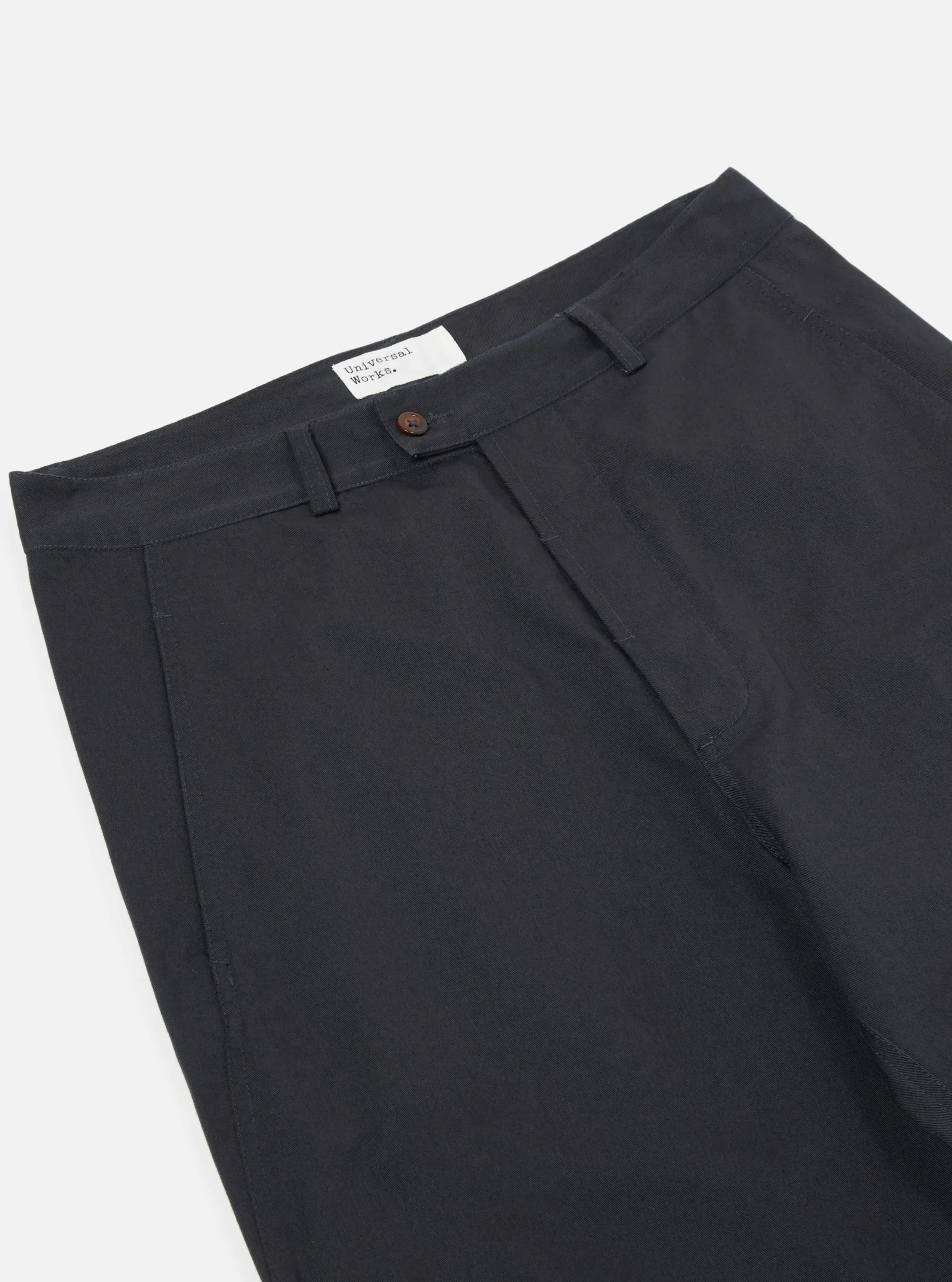 Hot Curved Pant In Black Twill Men Suiting.
