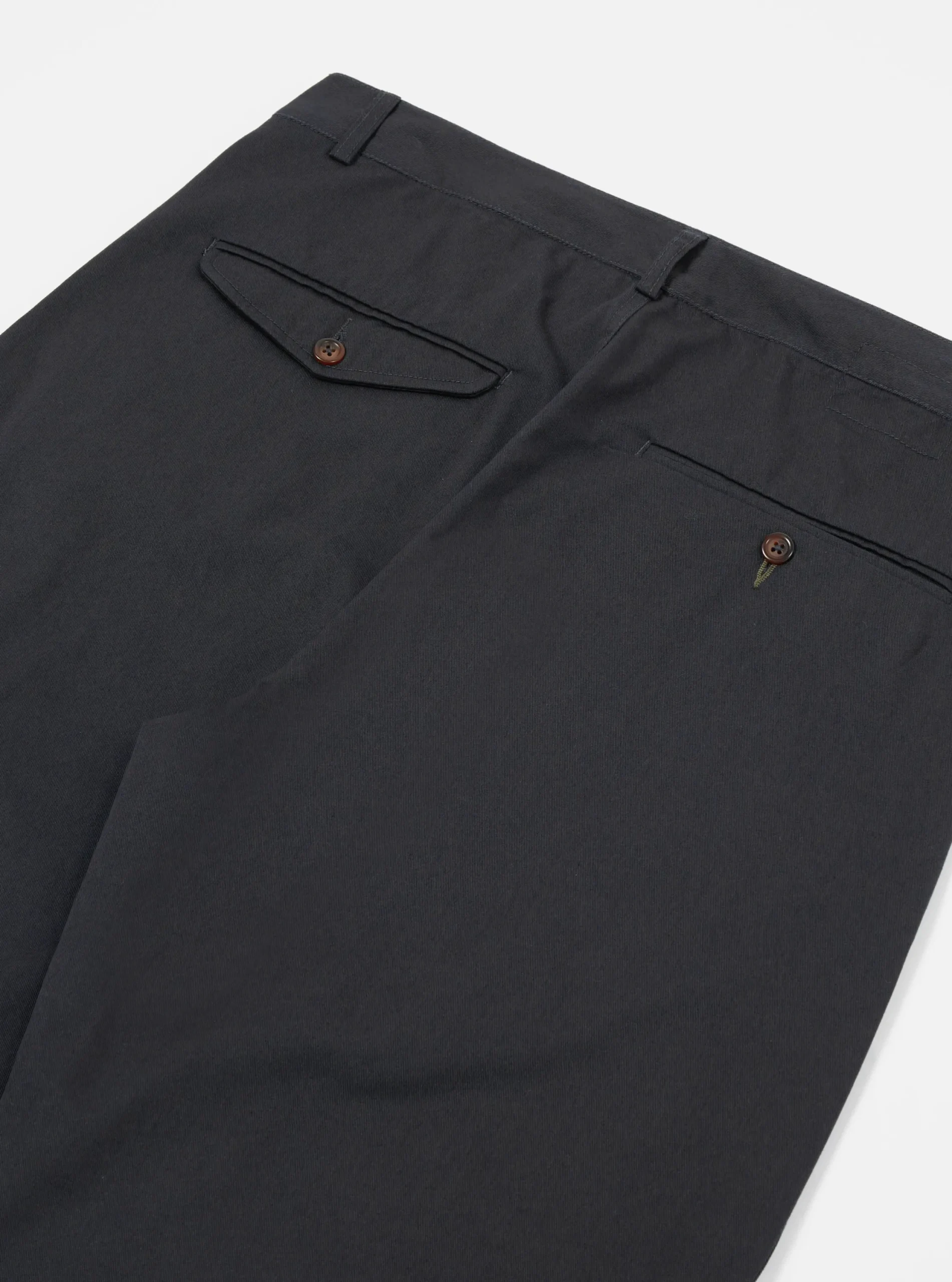Hot Curved Pant In Black Twill Men Suiting.