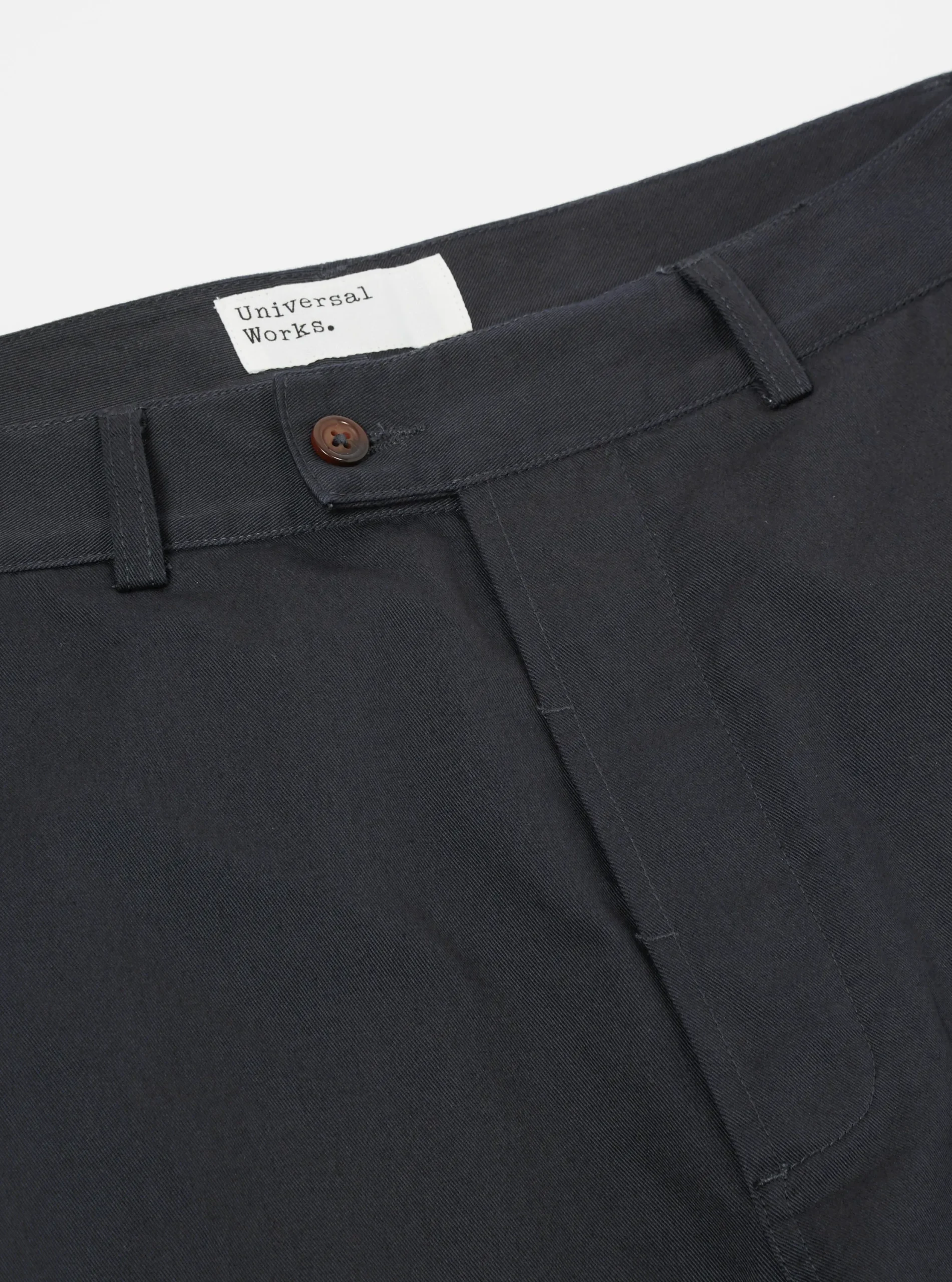 Hot Curved Pant In Black Twill Men Suiting.