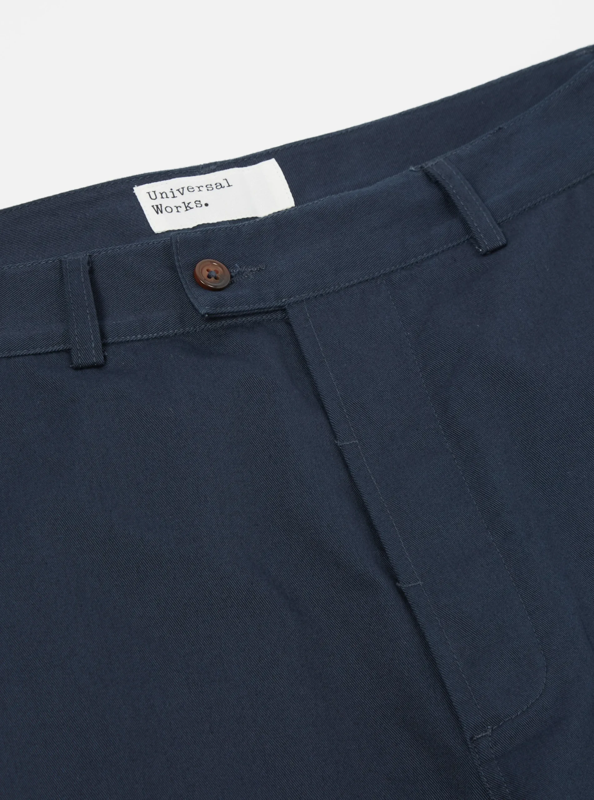 Hot Curved Pant In Navy Twill Men Suiting.