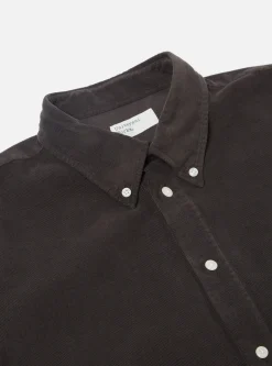 Cheap Daybrook Shirt In Licorice Super Fine Cord Men Overshirts.