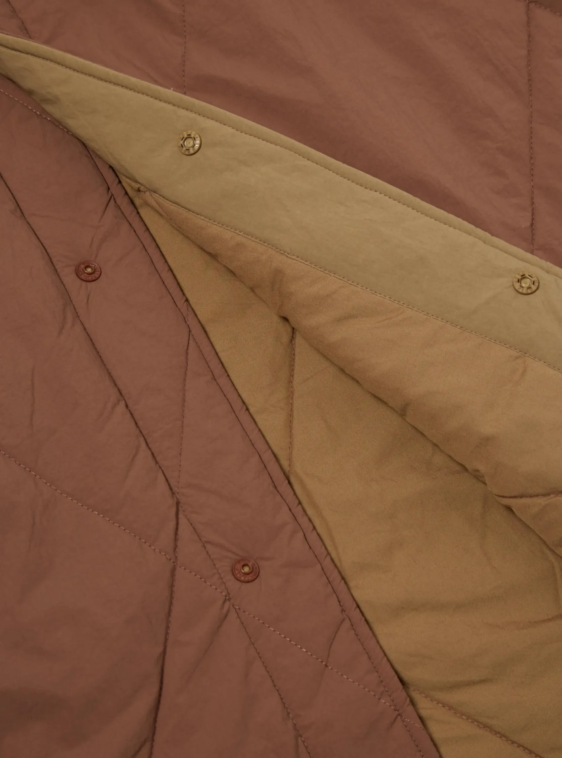 Sale Diamond Quilt Parka In Brown Recycled Nylon Men Coats & Outerwear.