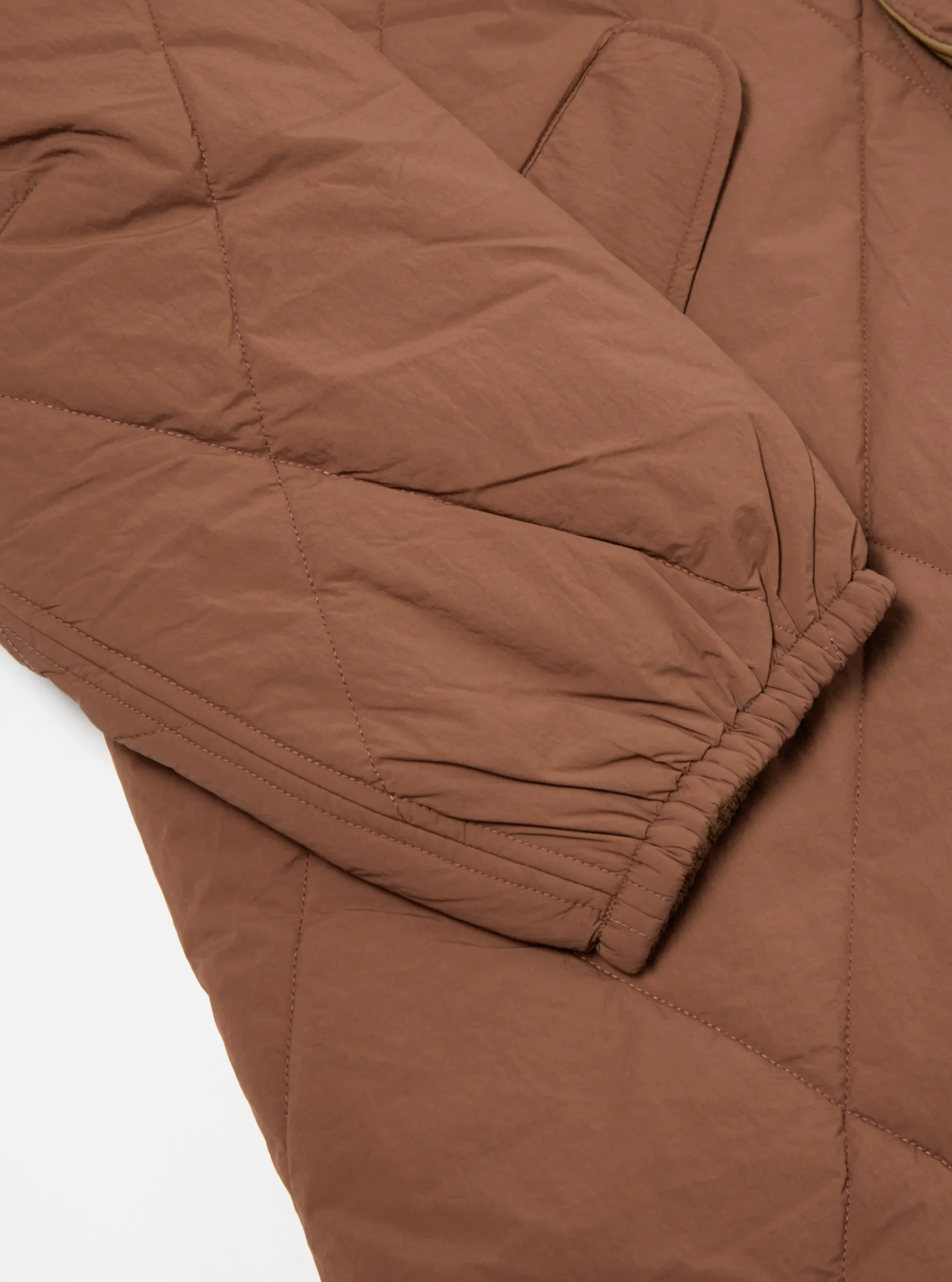 Sale Diamond Quilt Parka In Brown Recycled Nylon Men Coats & Outerwear.