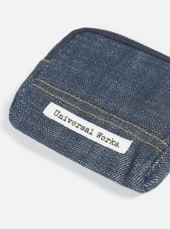 Clearance Dollar Coin Pouch In Indigo Denim Men Accessories.