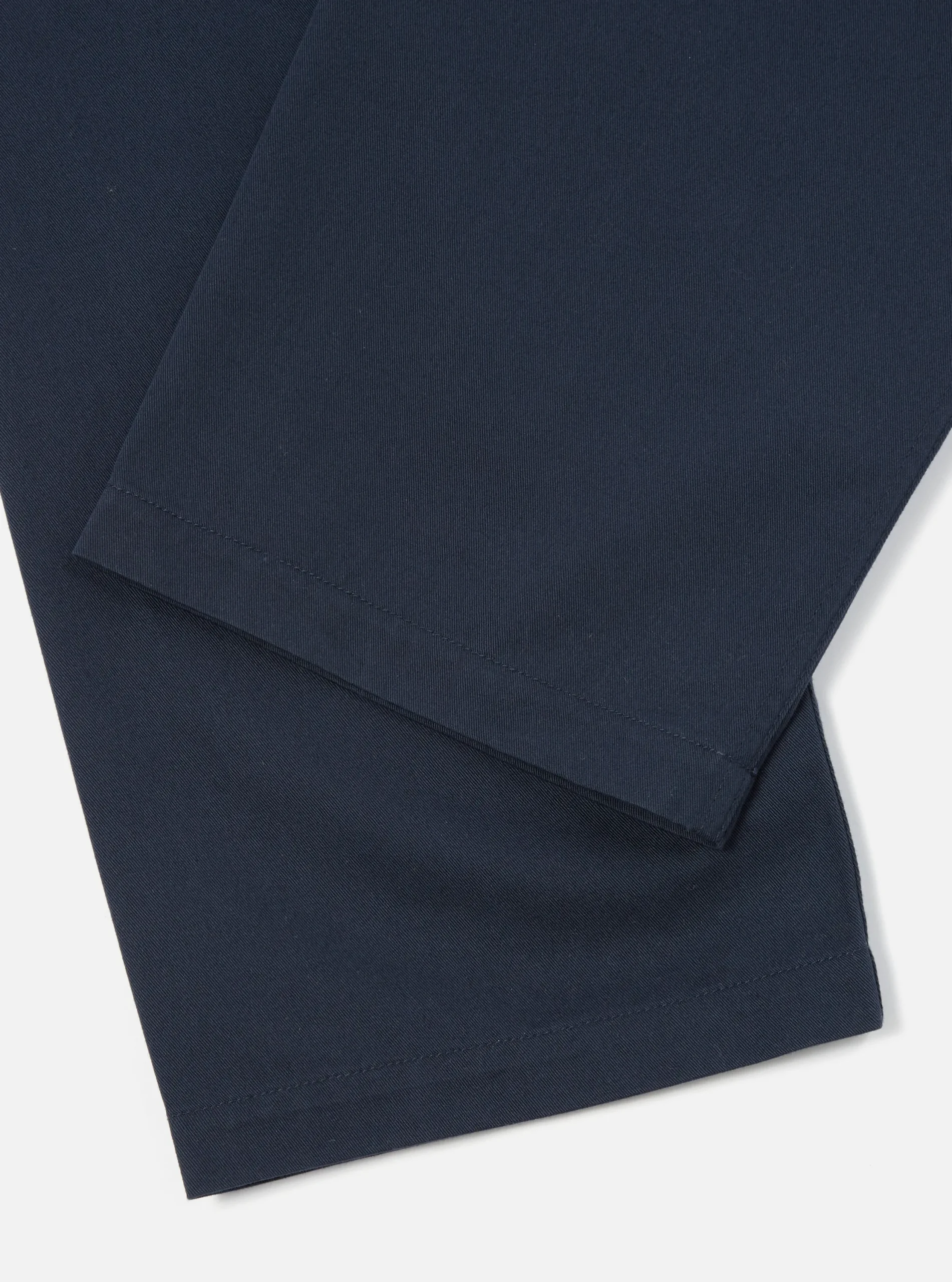 Cheap Double Pleat Pant In Navy Twill Men Suiting.