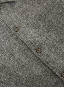 Best Sale Easy Over Jacket In Grey Harris Tweed Men Jackets.