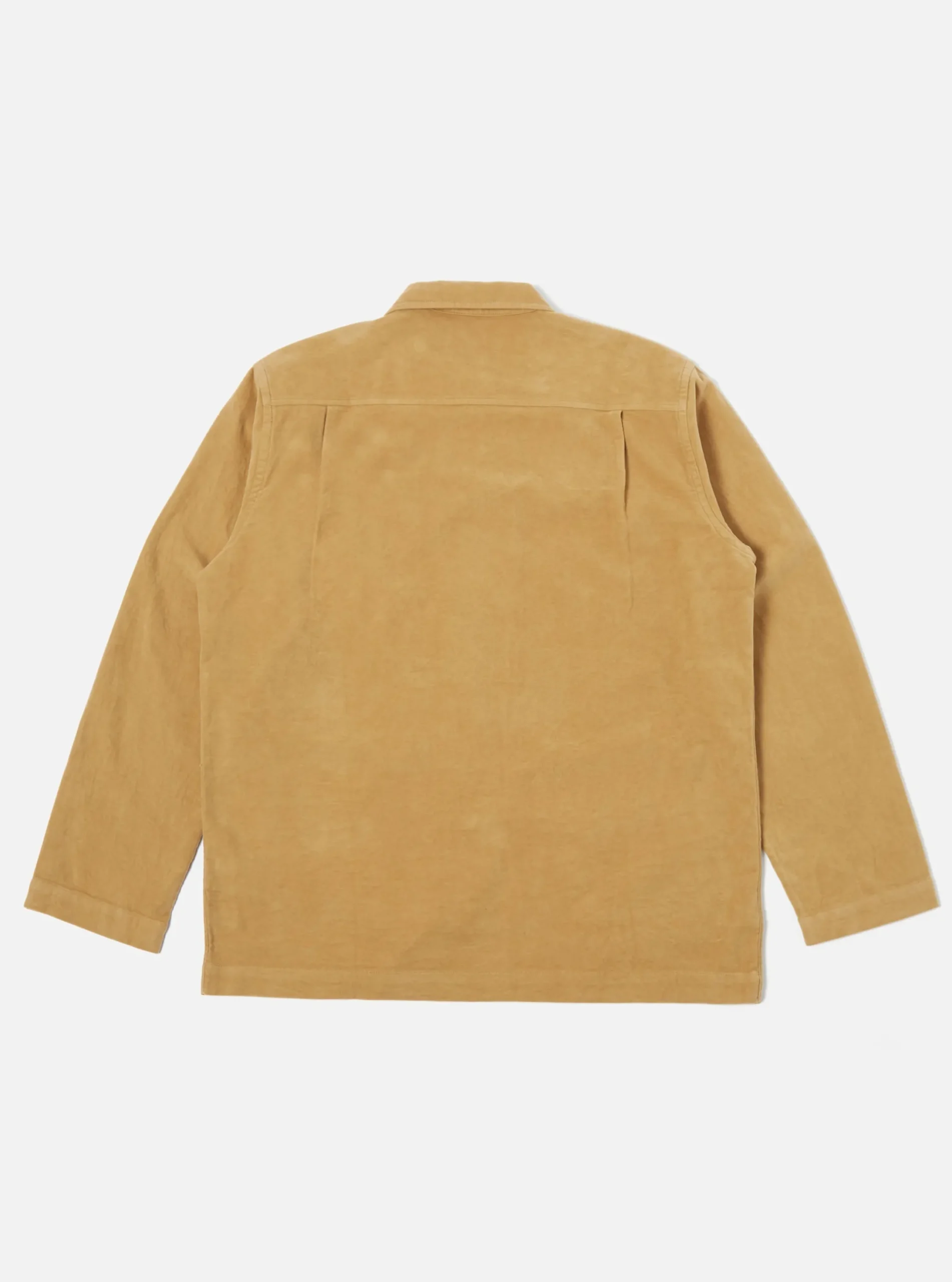 Cheap Easy Overshirt In Camel Lightweight Moleskin Men Overshirts.