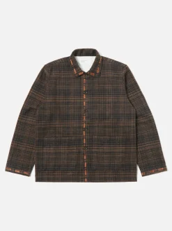Shop Easy Overshirt In Black/Brown Livingston Cotton Men Overshirts.