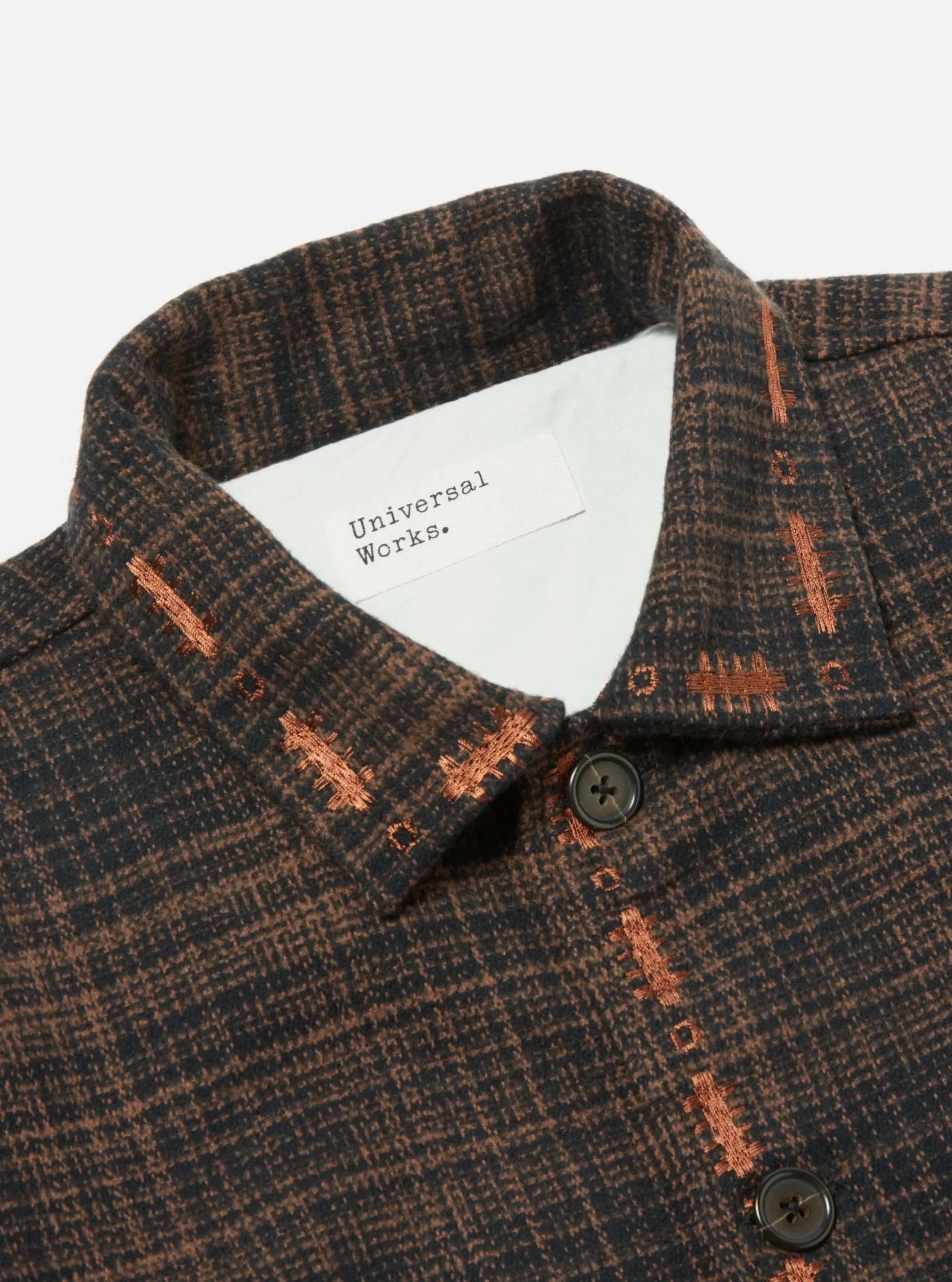 Shop Easy Overshirt In Black/Brown Livingston Cotton Men Overshirts.