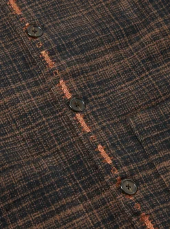 Shop Easy Overshirt In Black/Brown Livingston Cotton Men Overshirts.