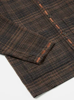 Shop Easy Overshirt In Black/Brown Livingston Cotton Men Overshirts.