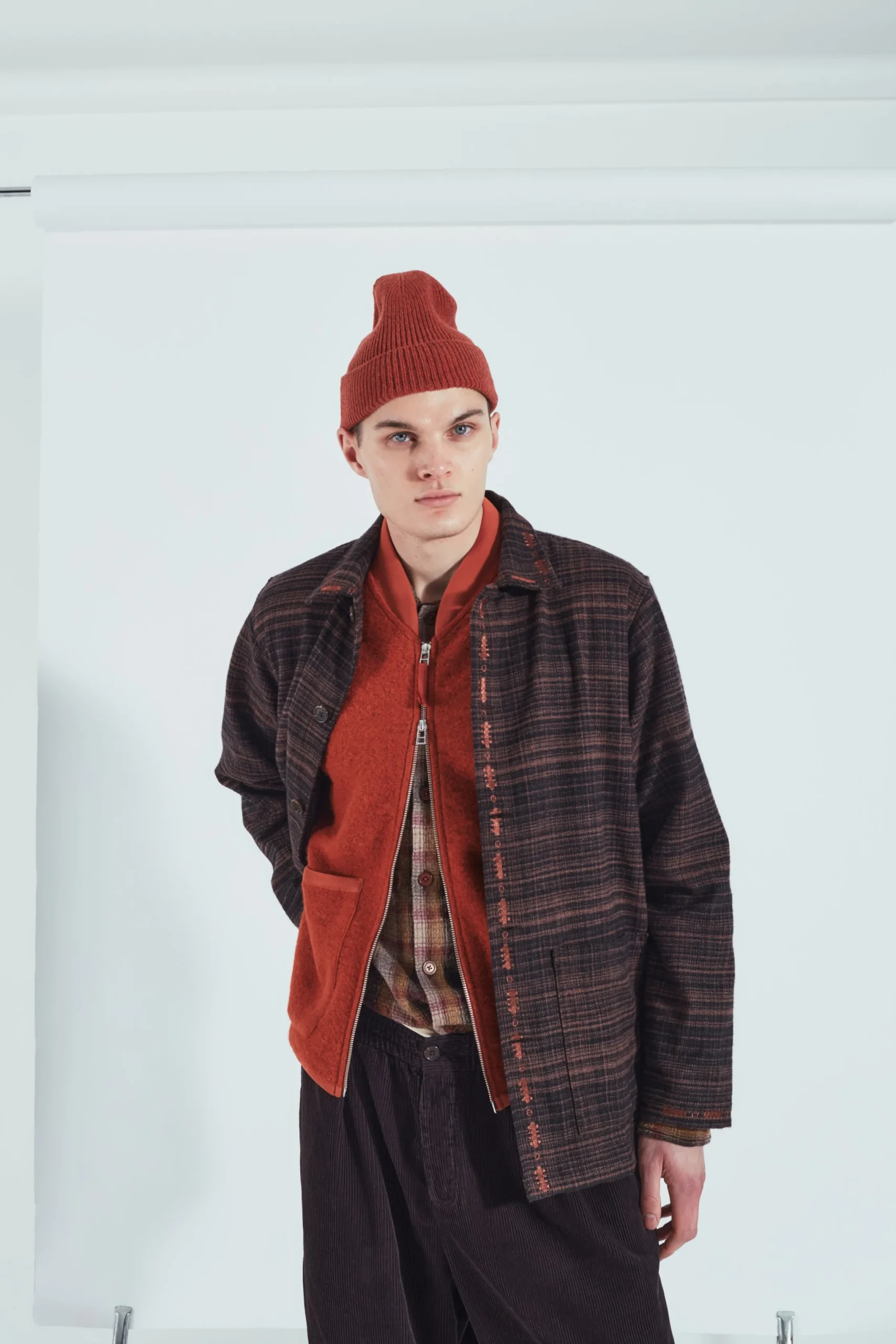 Shop Easy Overshirt In Black/Brown Livingston Cotton Men Overshirts.