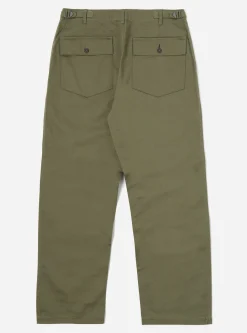 Flash Sale Fatigue Pant In Light Olive Twill Men Trousers.