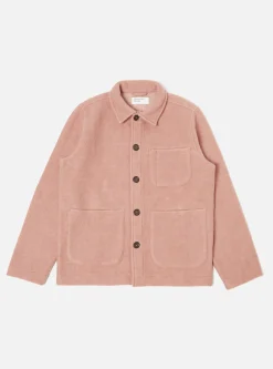 Flash Sale Field Jacket In Pink Wool Fleece Men Fleece.