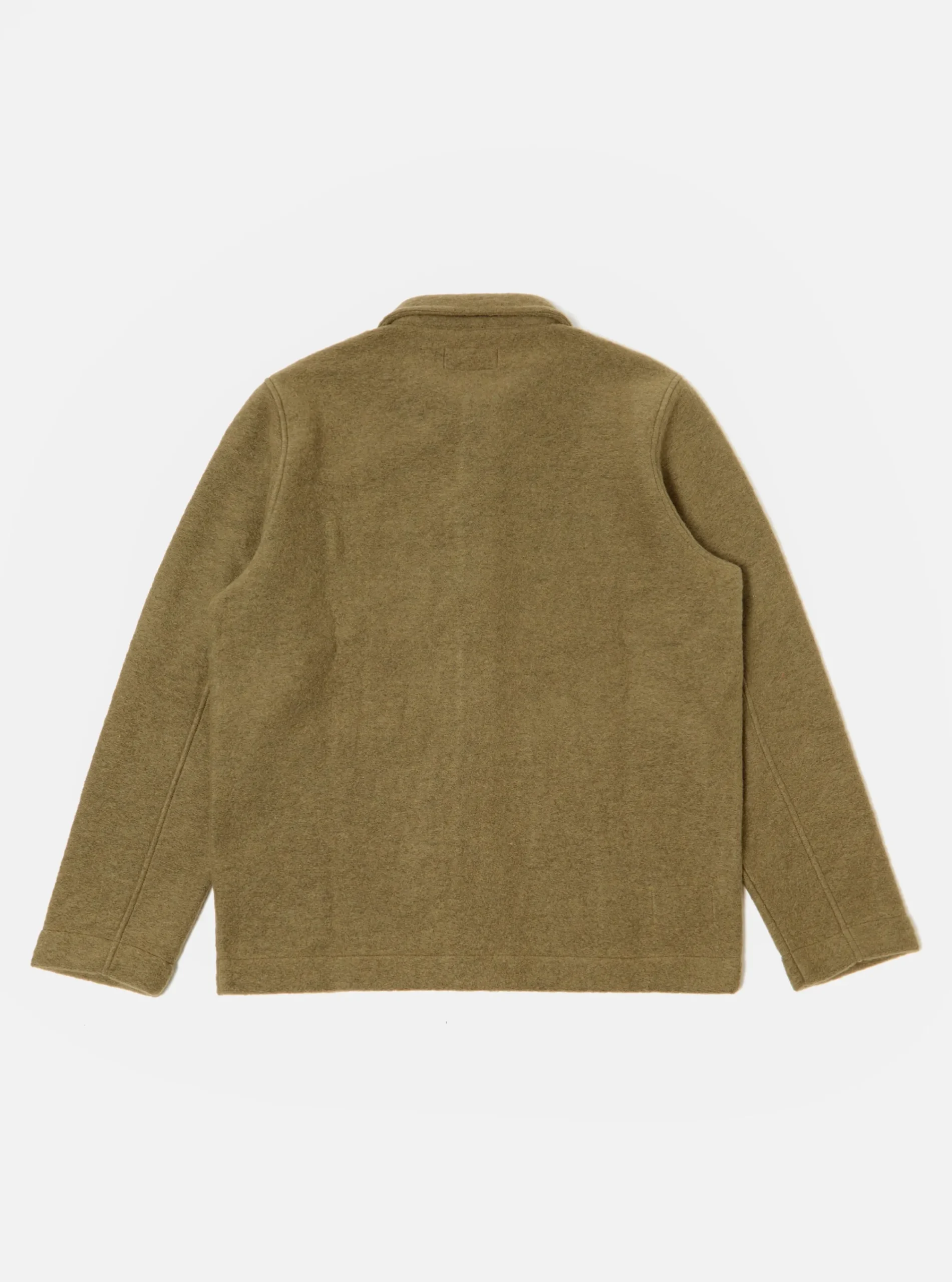Cheap Field Jacket In Lovat Wool Fleece Men Fleece.