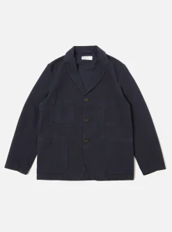 Sale Five Pocket Jacket In Navy Canvas Men Jackets.