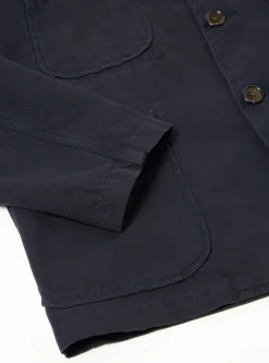 Sale Five Pocket Jacket In Navy Canvas Men Jackets.