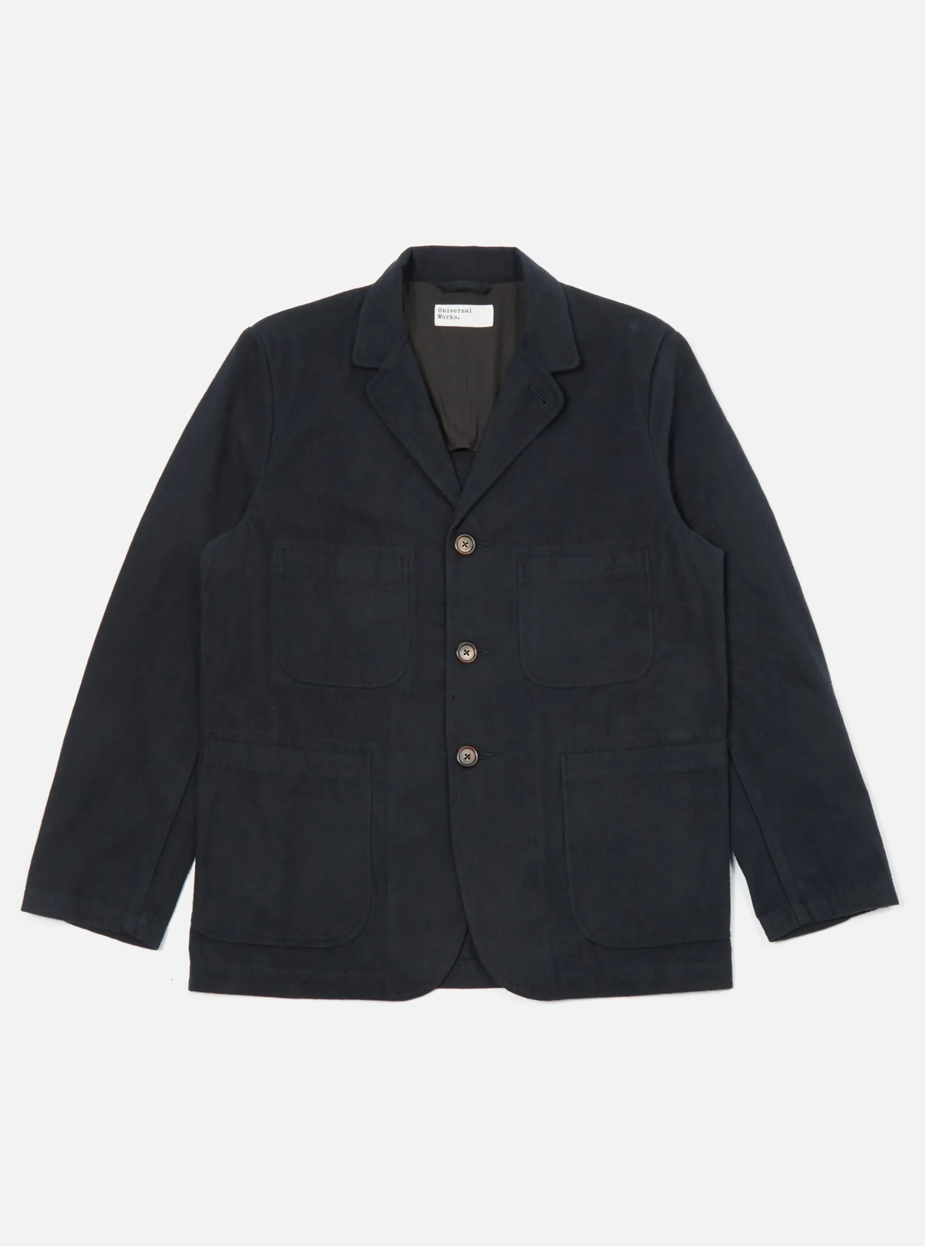 Cheap Five Pocket Jacket In Black Nebraska Cotton Men Jackets.