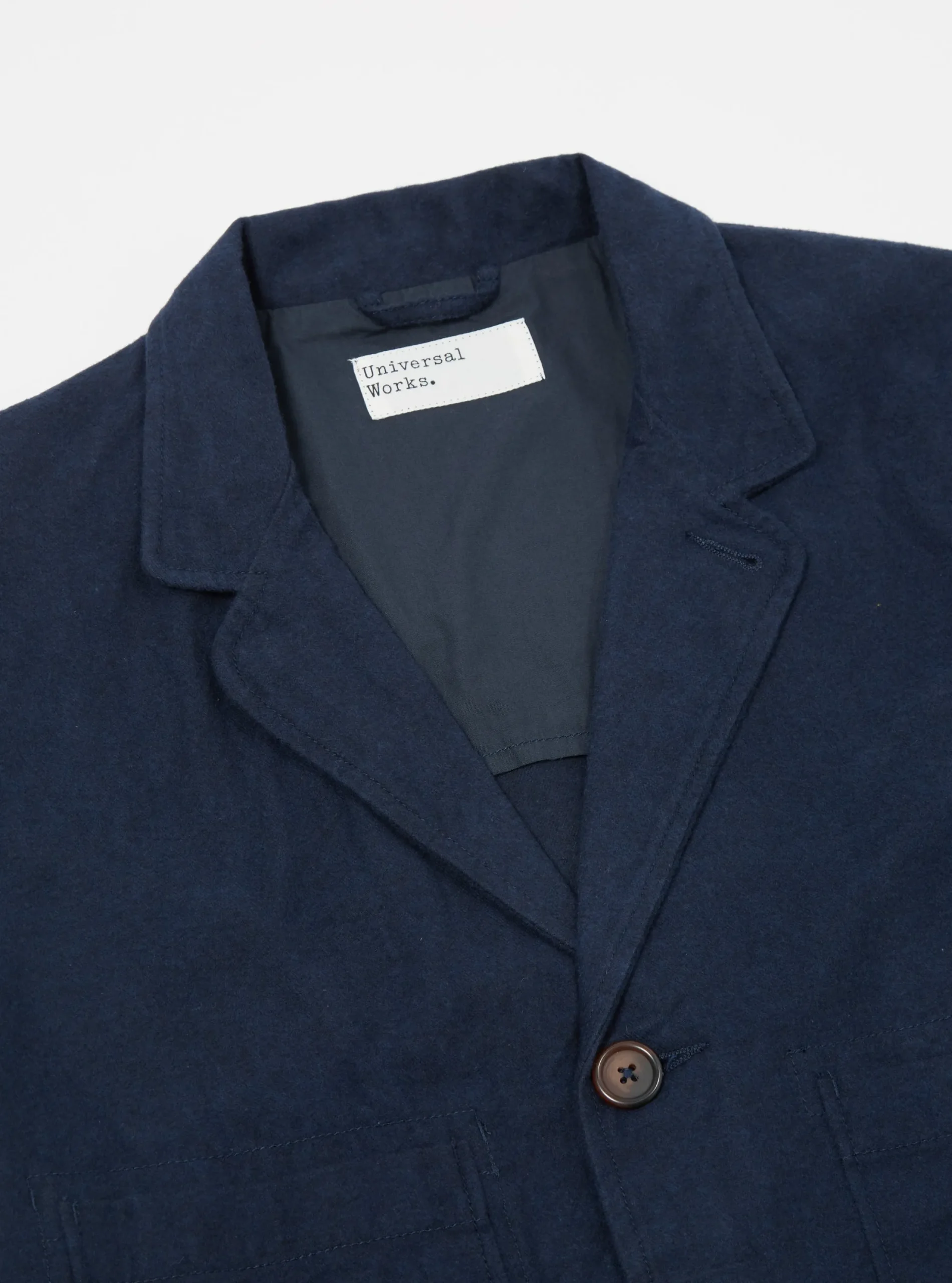 Store Five Pocket Jacket In Navy Nebraska Cotton Men Jackets.