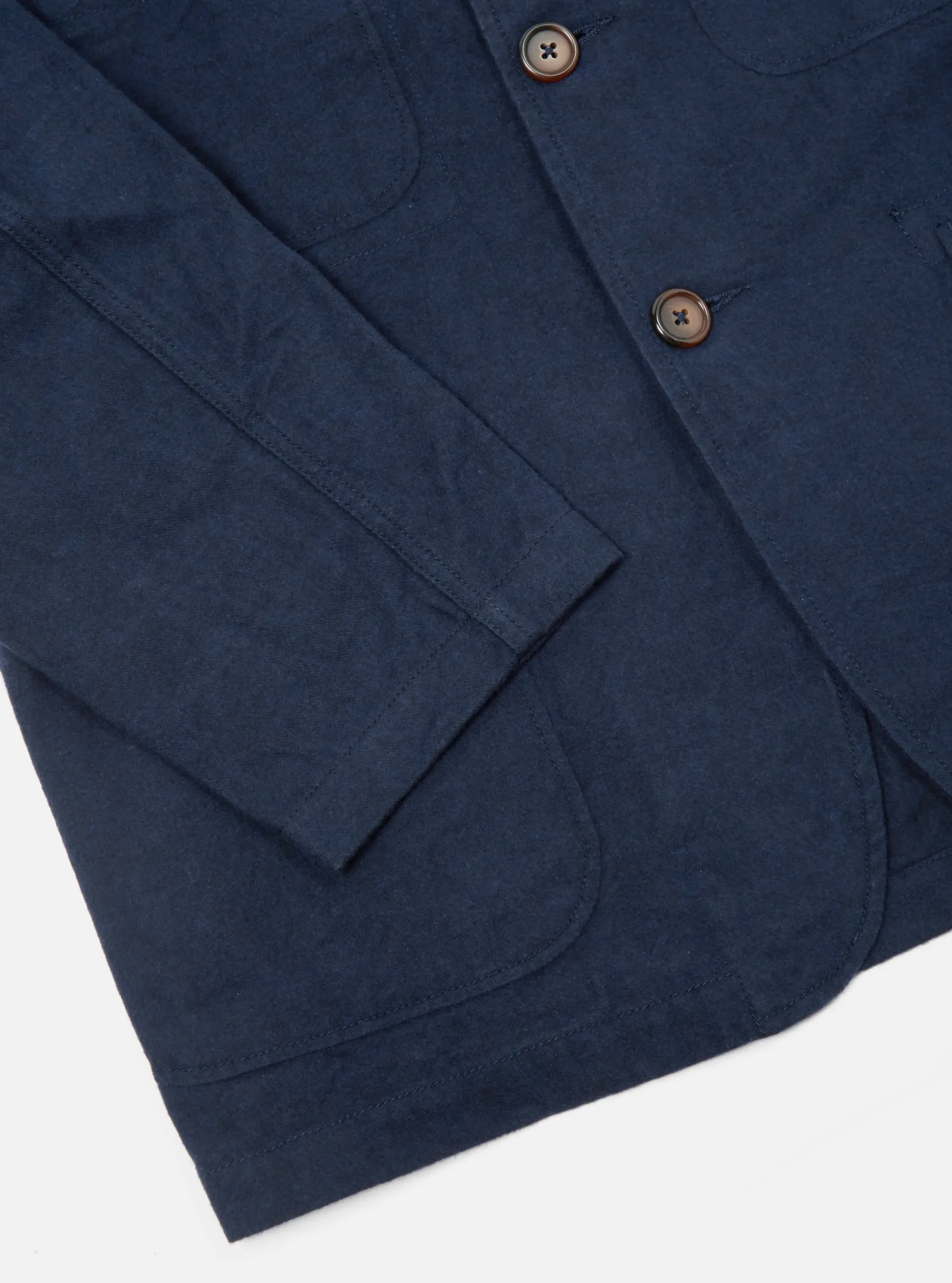 Store Five Pocket Jacket In Navy Nebraska Cotton Men Jackets.