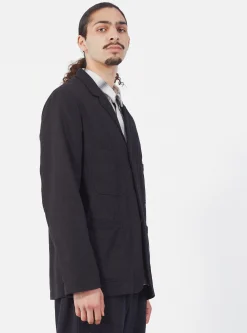 Sale Five Pocket Jacket In Black Winter Twill Men Jackets.