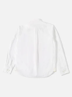 Store Frill Shirt In White Poplin Men Shirts.