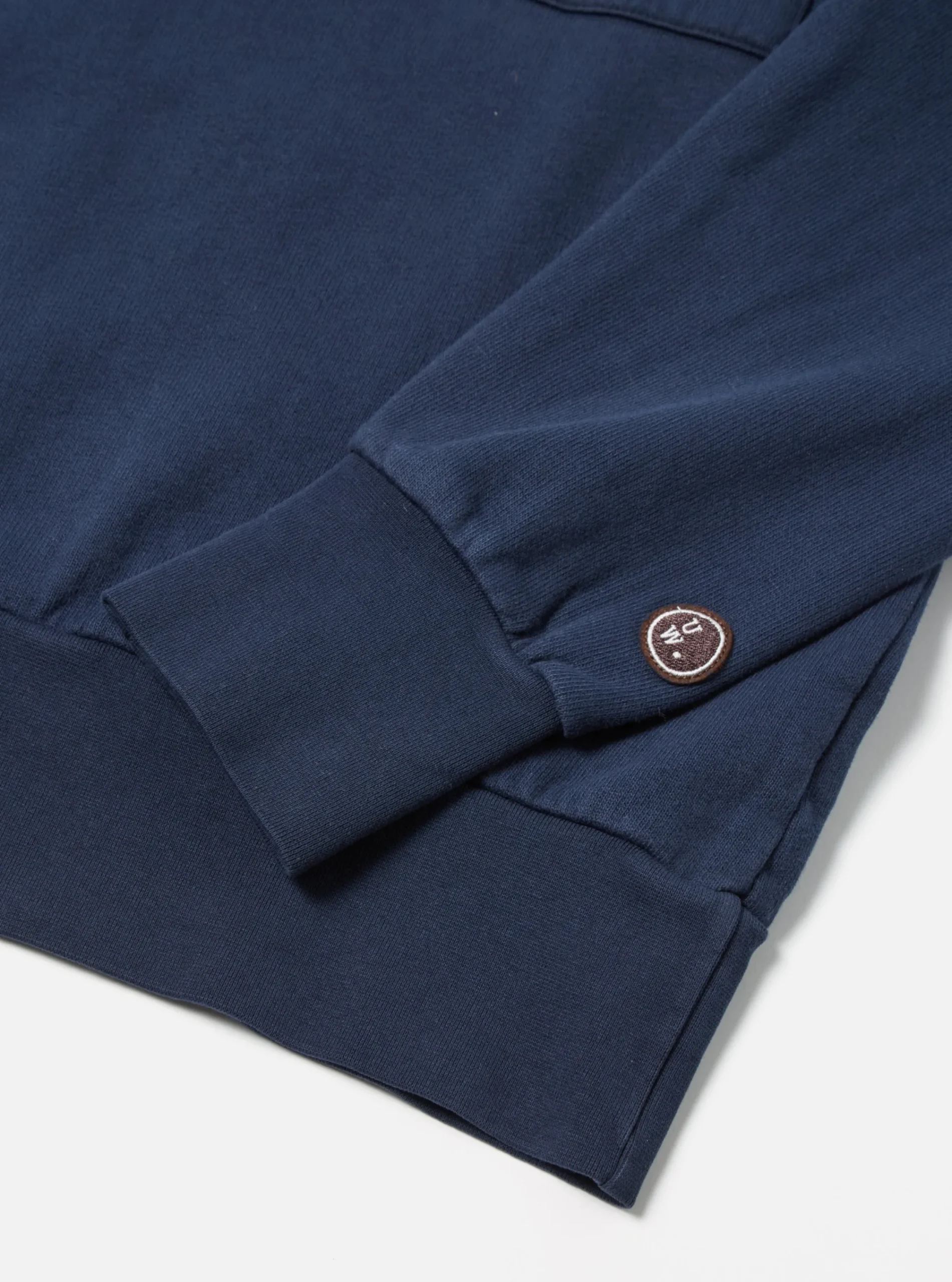 Hot Half Zip Sweatshirt In Navy Dry Handle Brushback Men Tees & Sweats.