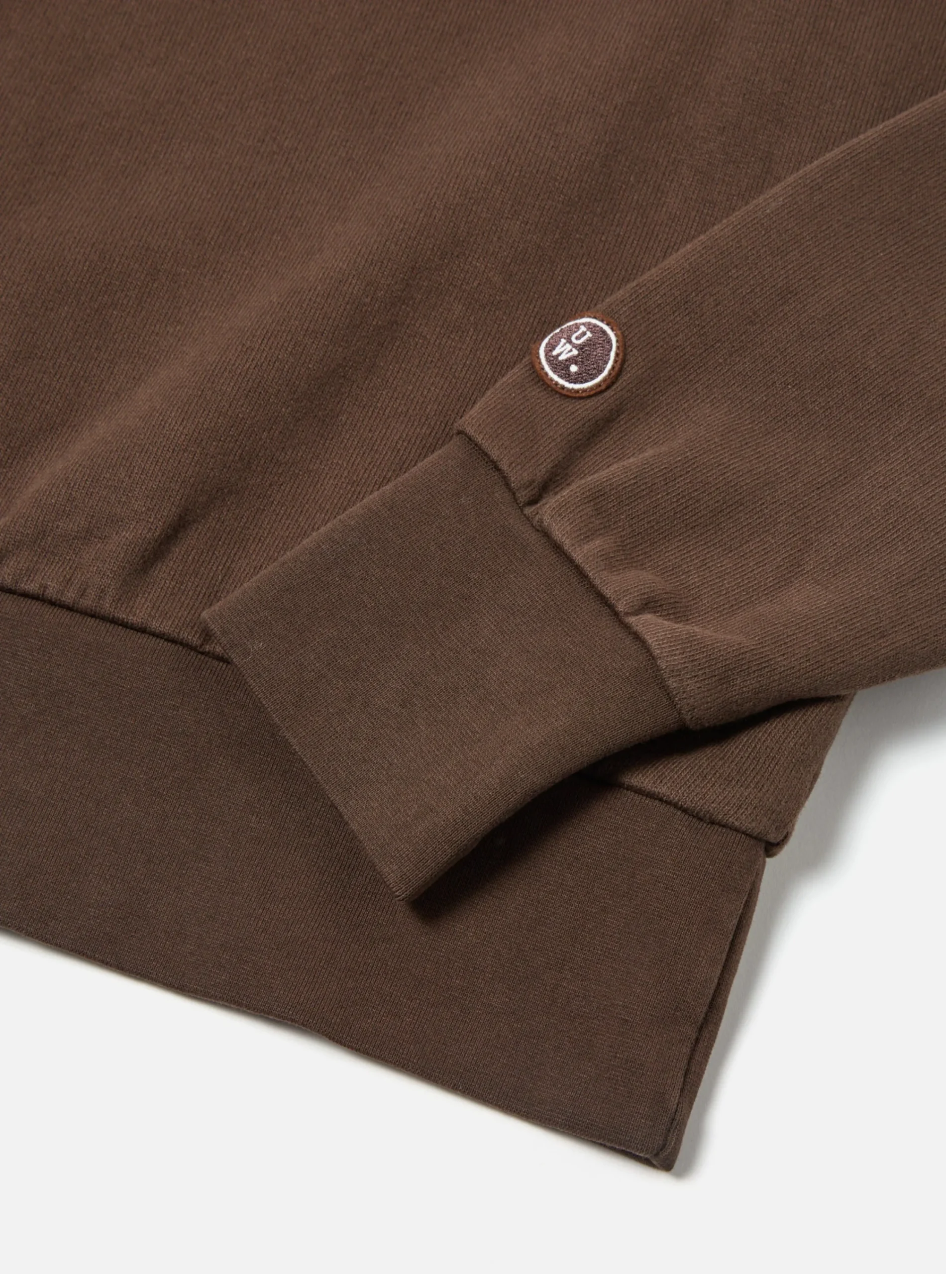 Sale Half Zip Sweatshirt In Brown Dry Handle Brushback Men Tees & Sweats.