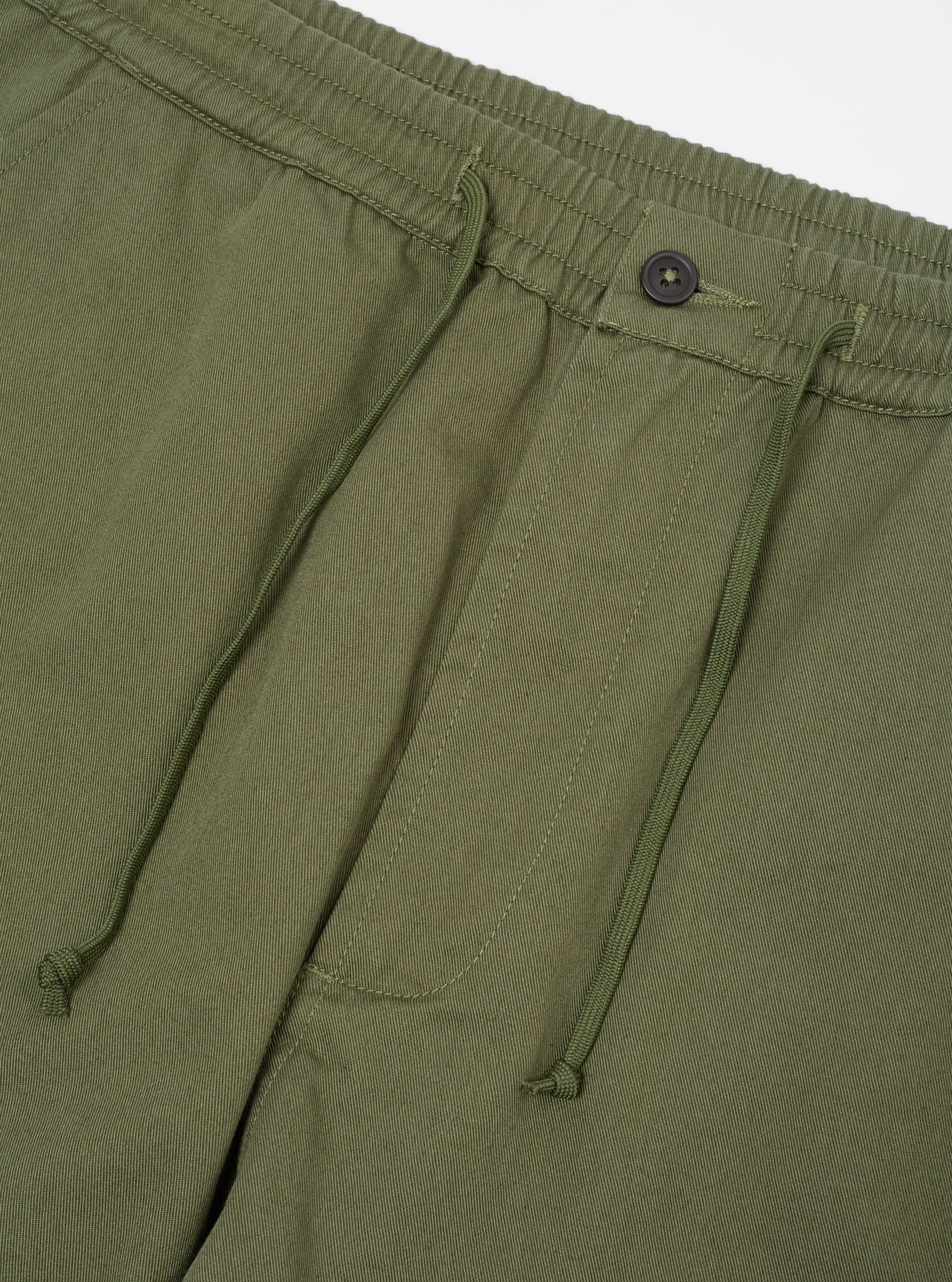Hot Hi Water Trouser In Light Olive Twill Men Trousers.