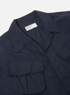 New Jungle Jacket In Navy Recycled Washed Nylon Men Jackets.