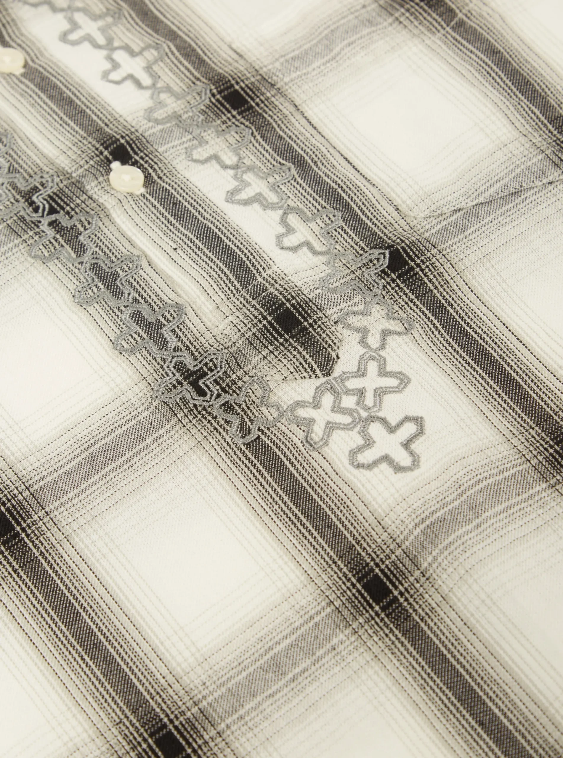 Hot Kurta Shirt In Ecru Shadow Check Men Overshirts.