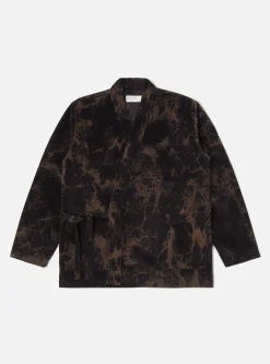 Cheap Kyoto Work Jacket In Navy Hand-Dyed Japanese Cord Men Jackets.