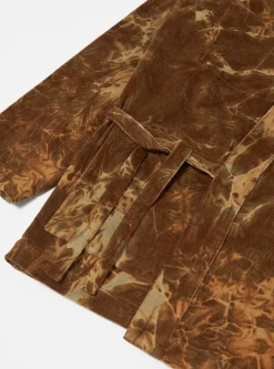 Clearance Kyoto Work Jacket In Brown Hand-Dyed Japanese Cord Men Jackets.